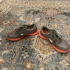 Nike Gray and Pink Athletic Sneakers